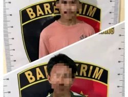 Dua Penjambret Sadis Dibekuk Polsek Tenggarong Seberang Usai Seret Korban dari Motor