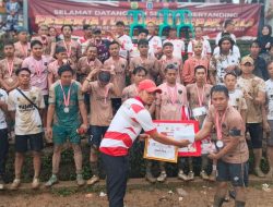 Aremsi FC Menang di Tengah Hujan, Pordes Bantarkaret Ditutup dengan Sorak Gembira