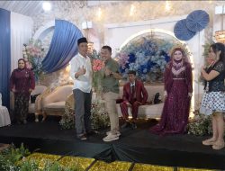 Resepsi Pernikahan Nia dan Hendar, Janji Suci di Penghujung Tahun Menjadi Kehangatan Ditengah Keluarga dan Sahabat