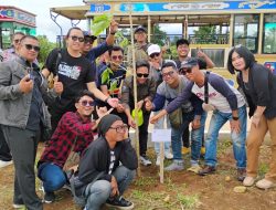 Ketua PWI Kota Bogor Tanam Pohon Bareng Walikota