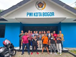 Jelang Konferprov PWI Jabar, Bos Ayo Media Sambangi Rumah PWI Kota Bogor